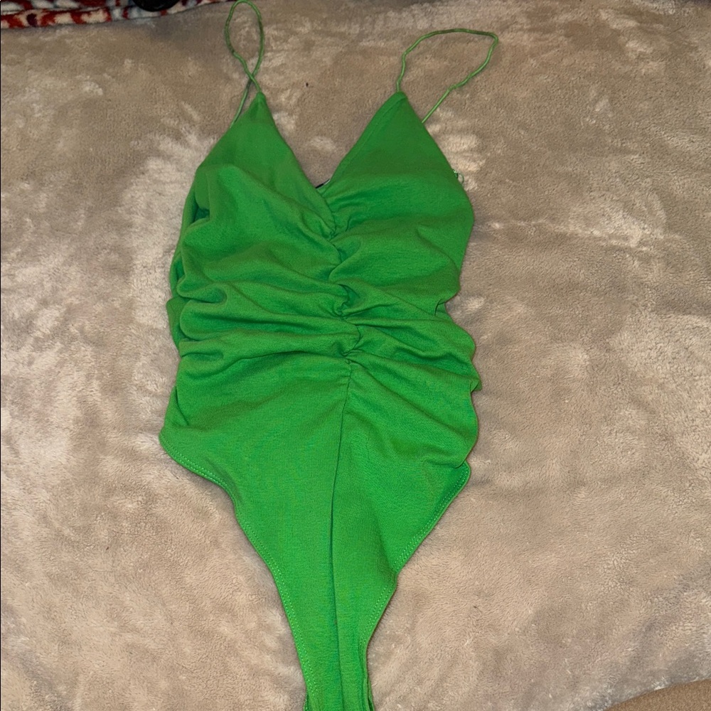 Zara Green bodysuit